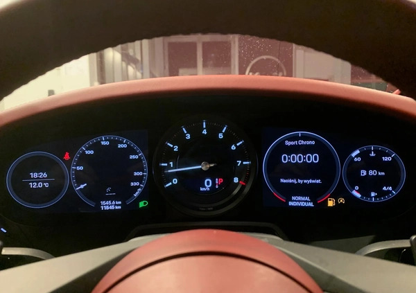 Porsche 911 cena 599000 przebieg: 10000, rok produkcji 2021 z Byczyna małe 596
